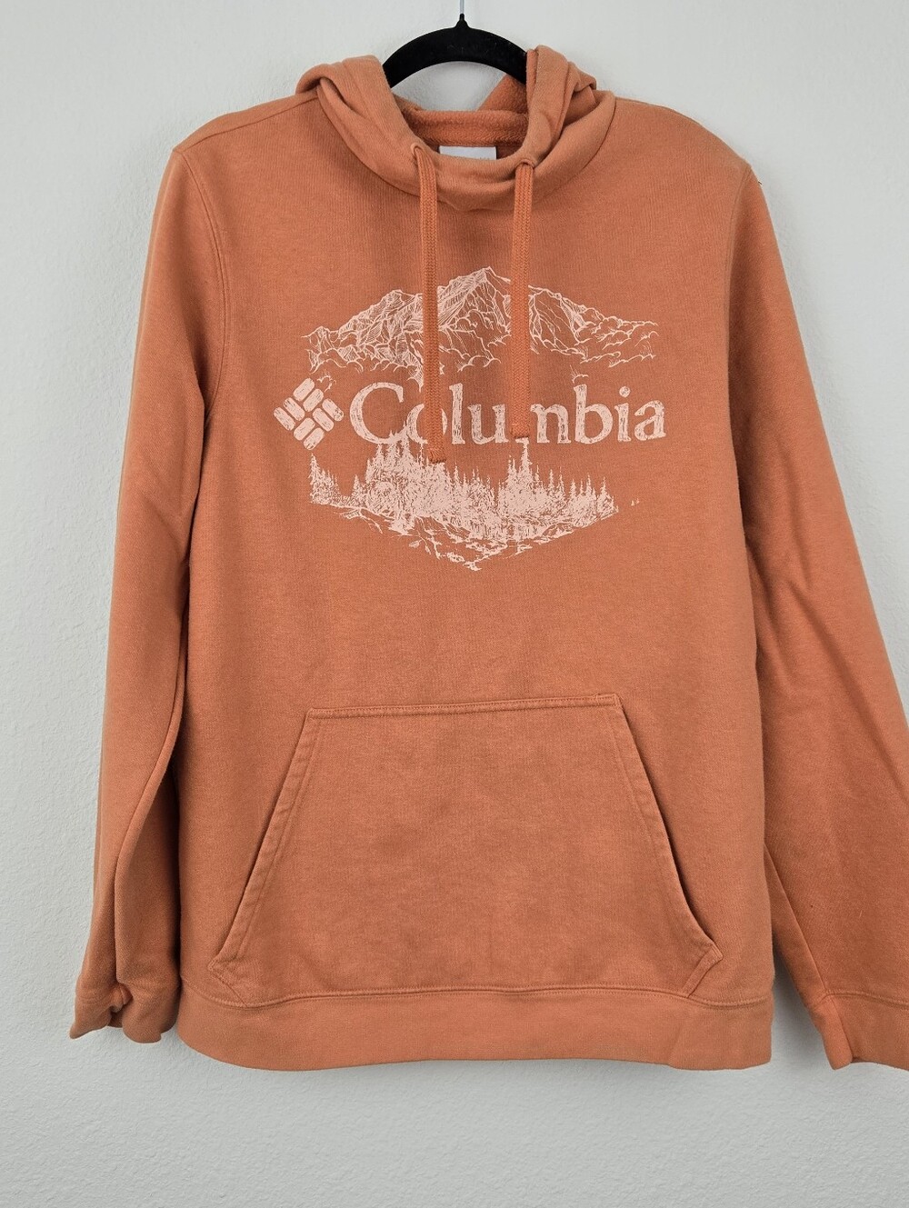 Orange Columbia Pullover Hoodie